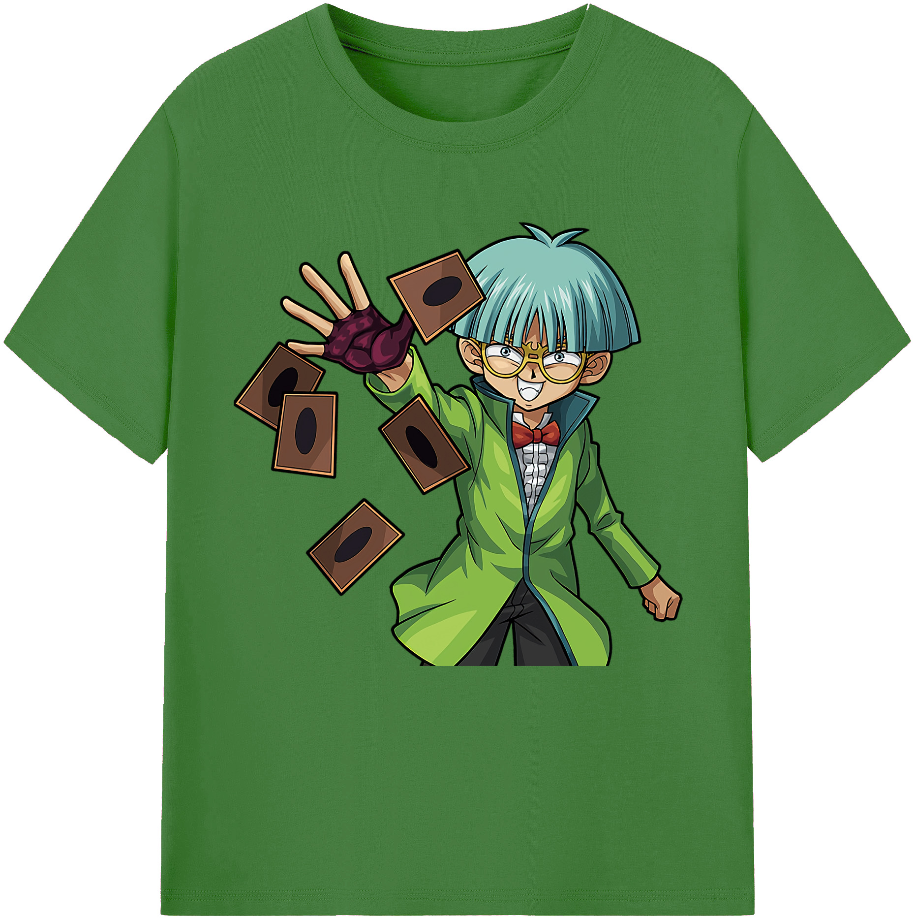 （画像用） 遊☆戯☆王 Yu-Gi-Oh! レディースカジュアルプリントTシャツ（綿100％）